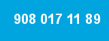 908 017 11 89 908 017 11 89